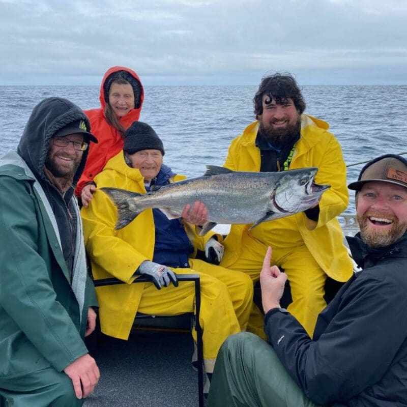 Ernie Petersen sets records for king landed at 97 years old