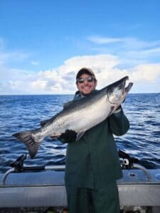 Andrew McCoy with 18lb silver