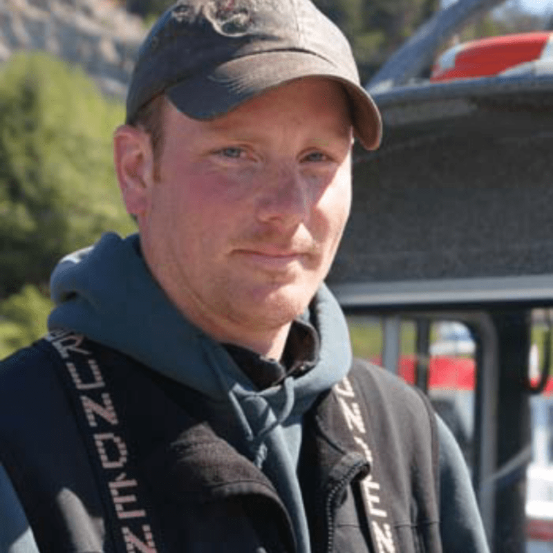 Angling Unlimited crew member Ryan Refshaw