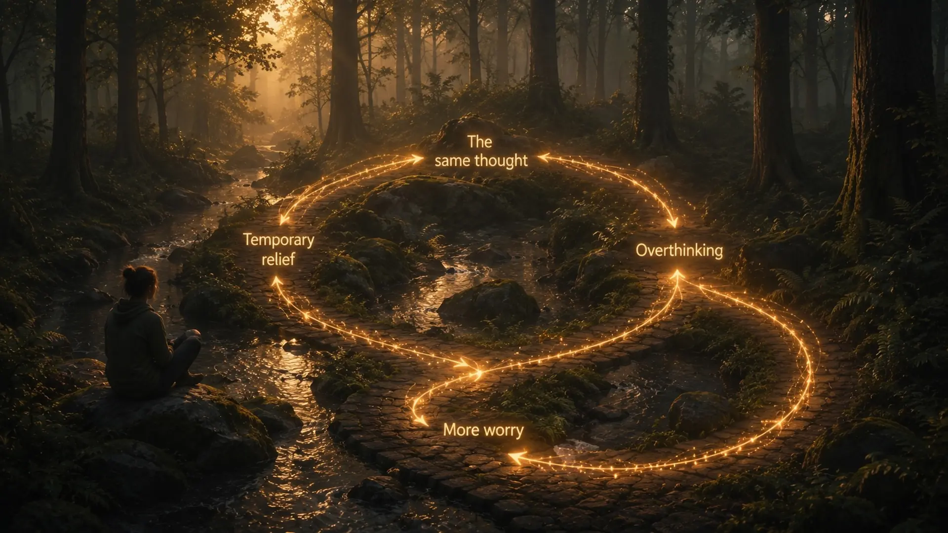 Stuck in a Thought Loop: Why Thoughts Spiral and How to Break the Cycle