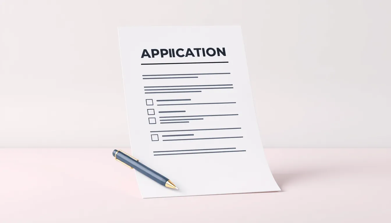 Application Form Template Guide