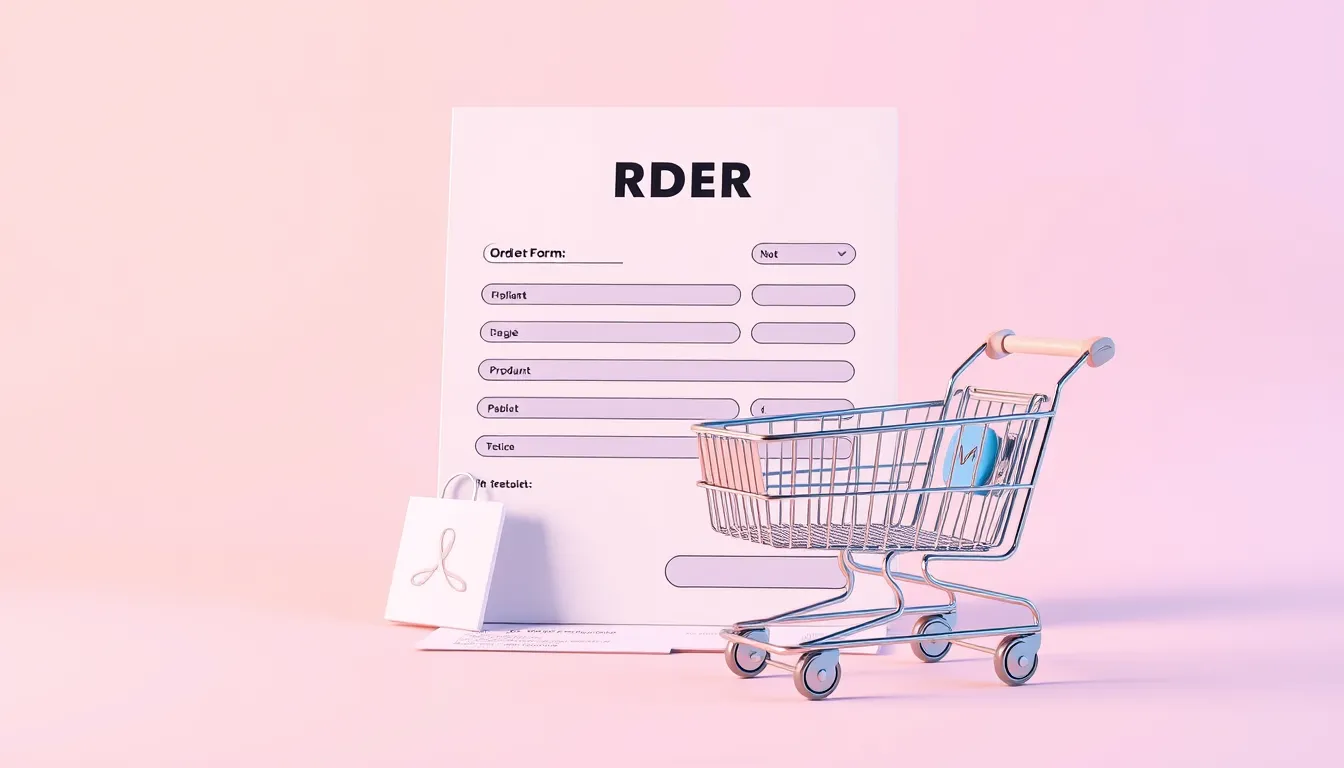 Order Form Template for Small Businesses