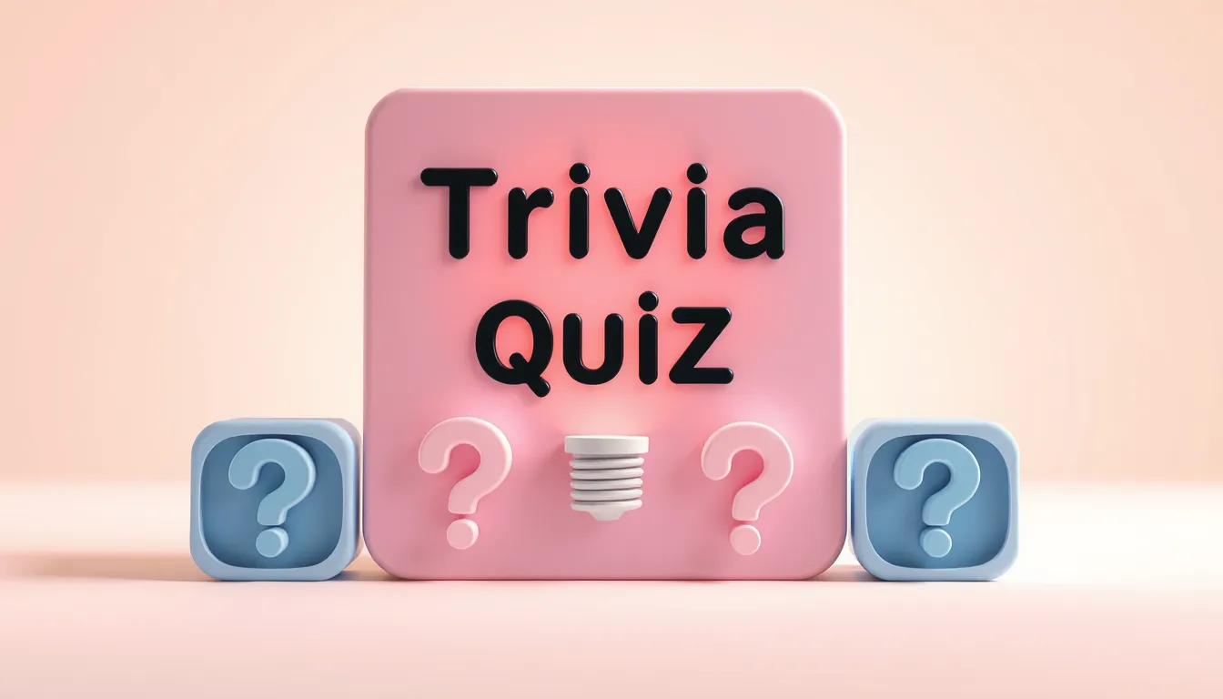 Trivia Quiz Ideas & Templates