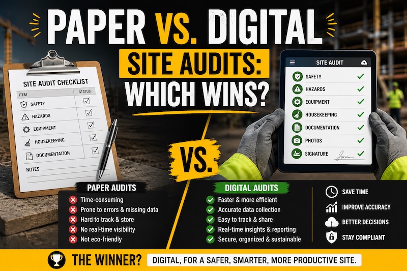 Paper vs. Digital Site Audits: Which Wins?