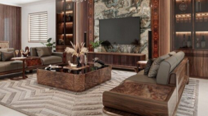 Báo giá thiết kế và thi công sofa gỗ óc chó