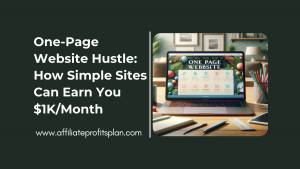 One-Page Website Hustle: How Simple Sites Can Earn You $1K/Month