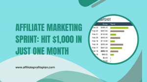 Affiliate Marketing Sprint: Hit $1,000 in Just One Month