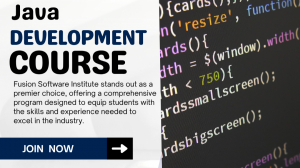 Master In-Demand Java Frameworks with Real-World Project Training at Fusion Software Institute