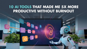10 AI Tools That Made Me 5x More Productive Without Burnout