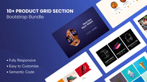Stunning Free Product Grid UI Kits for Bootstrap