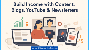 Build Income with Content: Blogs, YouTube & Newsletters