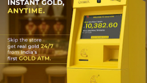 How does Goldsikka's Gold ATM work and where can I find one in India?
