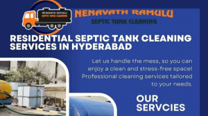 Residential Septic Tank Cleaning Services in Hyderabad 