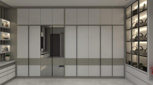 How do modular wardrobe manufacturers design for small bedrooms and tight corridors?