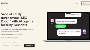 SeoBot – the all-in-one AI SEO tool for effortless organic growth