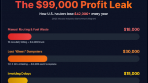The Invisible Profit Leak: How 2025’s Waste Hauling Chaos Is Costing U.S. Operators $42,000+ Annuall