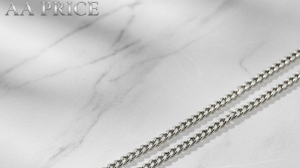 Premium 10K White Gold Chain for Men & Women