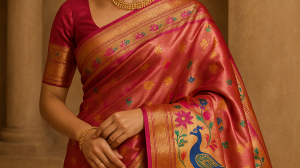 House of Hind Honors Classic Paithani Art in Modern Fashion