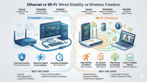 What Is the Difference Between Wi-Fi and Ethernet?