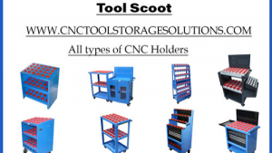 Tool Scoot – Heavy-Duty CNC Tool Holder Storage by Uratech 