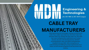 FRP Type Cable Tray Manufacturers in Chennai | Custom & Durable Solutions