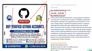 Most Popler Platfroms Buy Verified Github Accounts In - ( Full Complete )