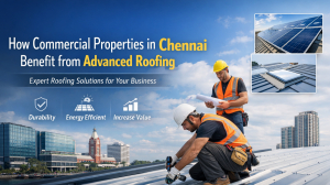 How Commercial Properties in Chennai Benefit from Advanced Roofing