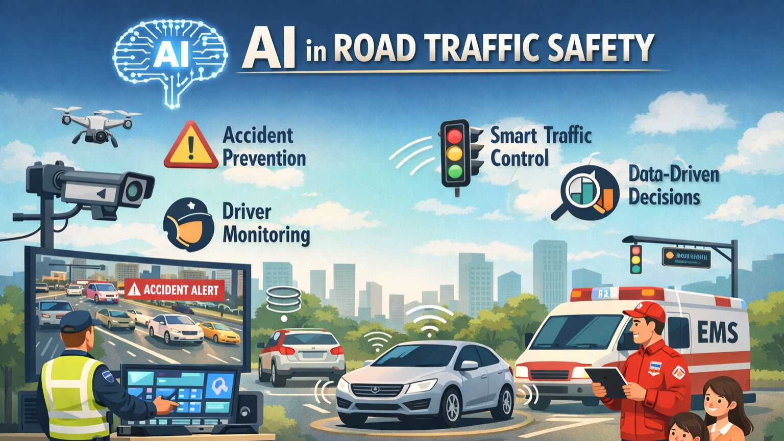 Importance of AI in Road Traffic Safety Management - SlideServe Article