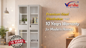 Varsha Almirah: Premium Steel Wardrobes with 10 Years Warranty for Modern Homes