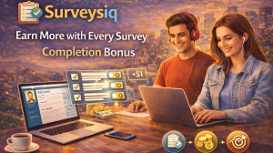 Surveysiq: Earn More with Every Survey Completion Bonus