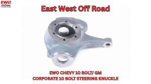 Chevy 10 Bolt Flat Top Knuckle Built to Handle Steering Load and Eliminate Bump Steer