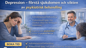 Depression, ADHD och psykisk ohälsa – professionell hjälp gör skillnad