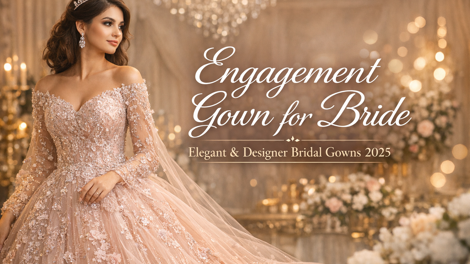 Engagement Gown for Bride – Elegant & Designer Bridal Gowns