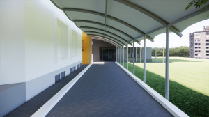 Tensile Entrance Structure in Delhi