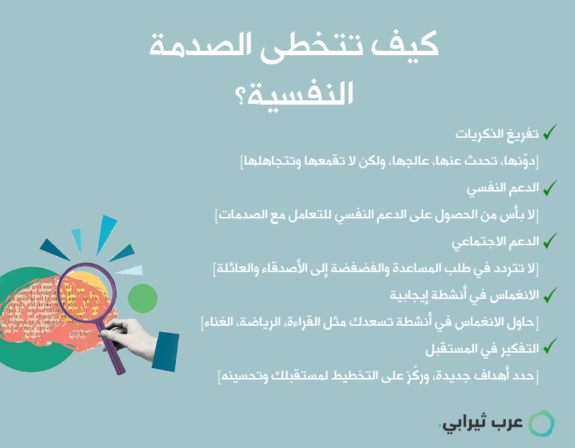 كيف تتخطى الصدمة النفسية؟