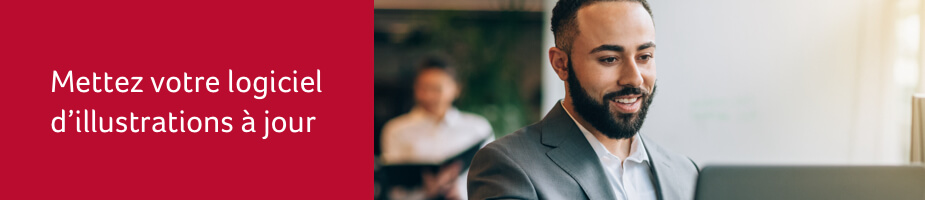 Mettez votre logiciel d’illustrations à jour