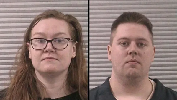Carrie Marie Murray, left, Mitchell Chesnut Murray, right | Cache County Jail obtained via Cache County Daily