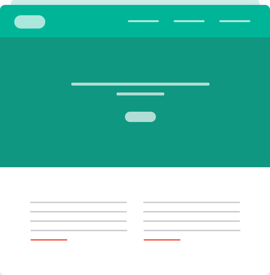 landing page