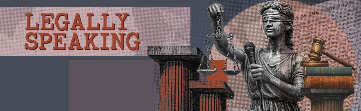 Legally Speaking logo