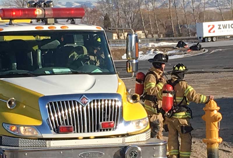Fire crews respond to apparent roof fire outside of Idaho Falls - East ...