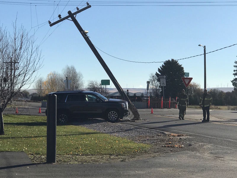 SUV driver slams into power pole, driver arrested for DUI - East Idaho News