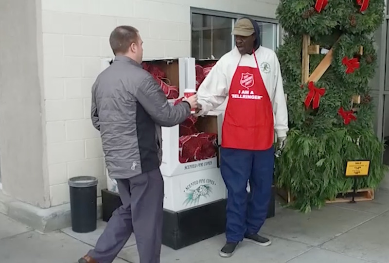 FEEL GOOD FRIDAY: We surprise Red Kettle bell ringers with a treat ...