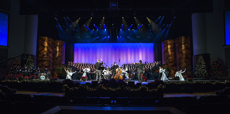 Music, Theater and Dance Departments combine with special guests, Time for Three to perform in the BYU-Idaho Center.
