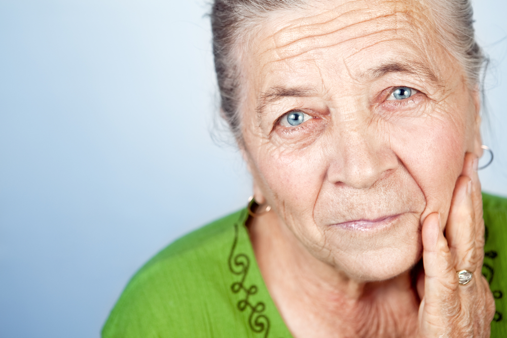 elderly-woman-posing-shutterstock