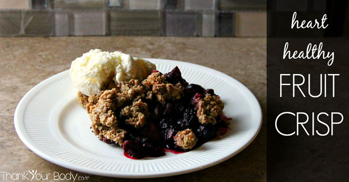 chia oatmeal main fruit crisp