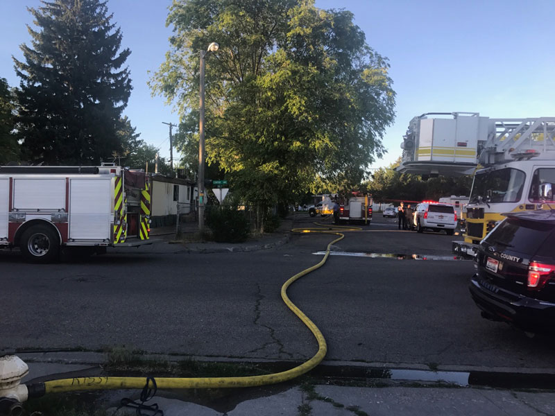 Bonneville County mobile home a complete loss after fire - East Idaho News