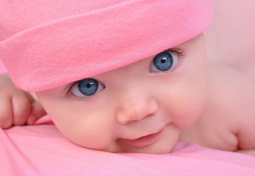 infertility baby big blue eyes girl adobe