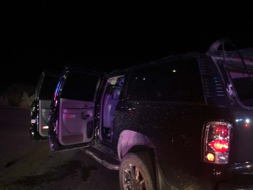 black vehicle pursuit April 3 2018