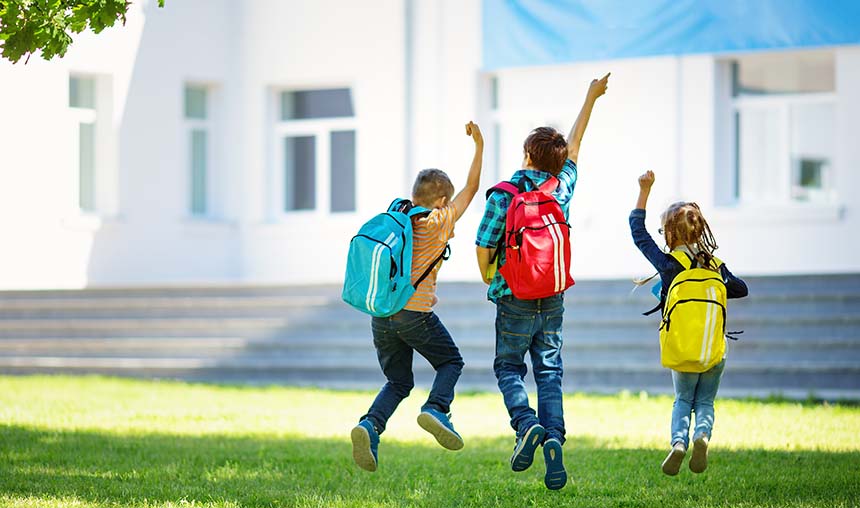 children happy school adobe