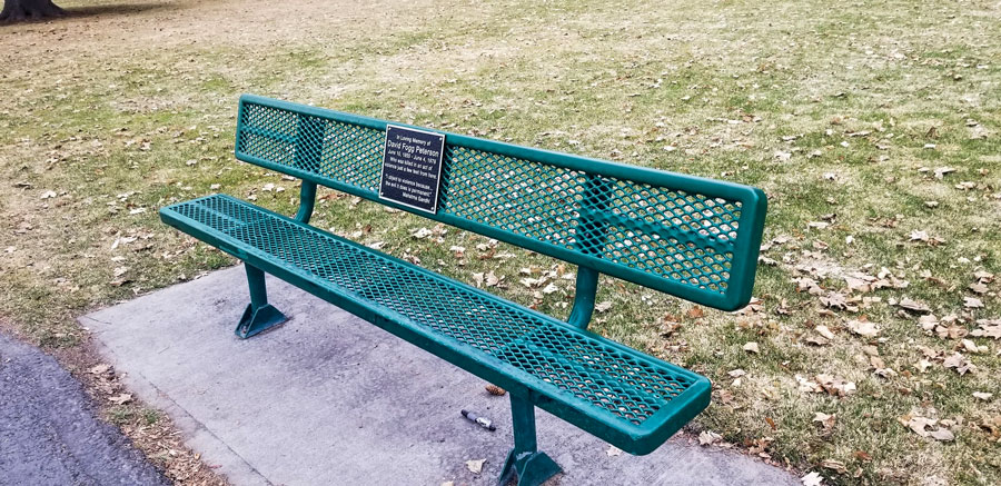 PetersonBench Plaque